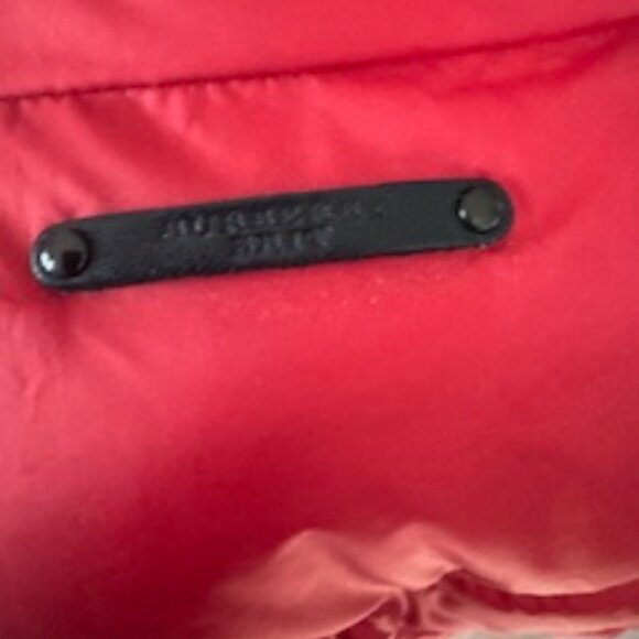 BURBERRY BRIT DALESBURY Red Quilted Down Puffer Jacket size L - Picture 4 of 15